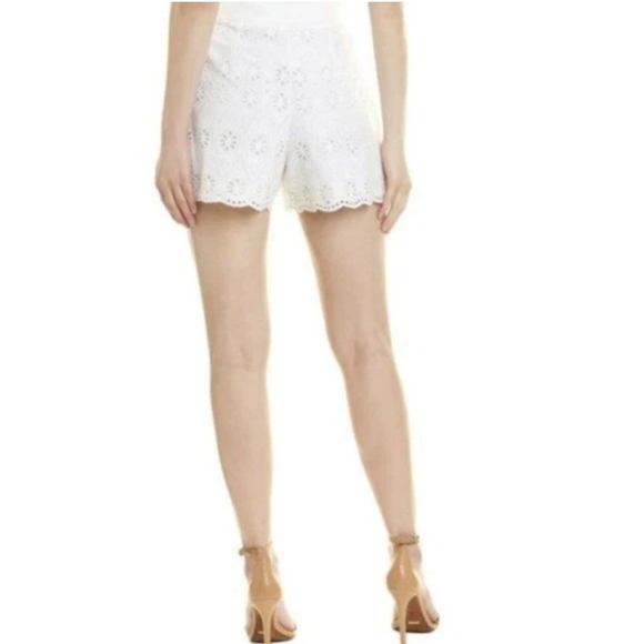 NWT Kate Spade Cotton High-Rise Eyelet Shorts - Picture 3 of 8